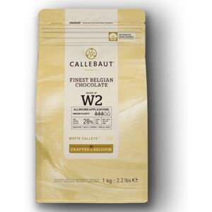 Callebaut W2 White Chocolate Callets Finest Belgian Baking Chocolate Drops - 1kg Callebaut W2 White Chocolate Callets Finest Belgian Baking Chocolate Drops - 1kg