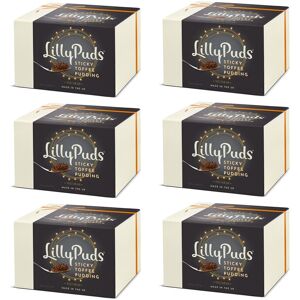 Lillypuds Sticky Toffee Pudding 6 X 290g - Luxury Handmade British Dessert Lillypuds Sticky Toffee Pudding 6 X 290g - Luxury Handmade British Dessert