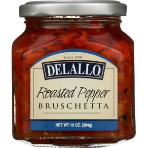 Roasted Pepper Bruschetta 10 Oz(Case Of 6) By Delallo Roasted Pepper Bruschetta 10 Oz(Case Of 6) By Delallo