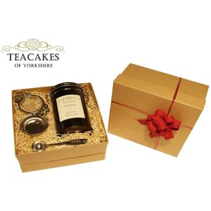 Teacakes Of Yorkshire Christmas Mulled Spice Tea Gift Set Natural Wrapped Loose 100g Caddy Strainer Teacakes Of Yorkshire Christmas Mulled Spice Tea Gift Set Natural Wrapped Loose 100g Caddy Strainer