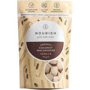 Nourish Organic Vanilla Coconut Macaroons - Keto Snacks - Vegan, Gluten Free, D Nourish Organic Vanilla Coconut Macaroons - Keto Snacks - Vegan, Gluten Free, D