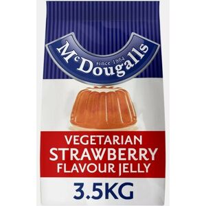 Mcdougalls Vegetarian Strawberry Jelly Crystals - 1x3.5kg - Catering Pack Mcdougalls Vegetarian Strawberry Jelly Crystals - 1x3.5kg - Catering Pack