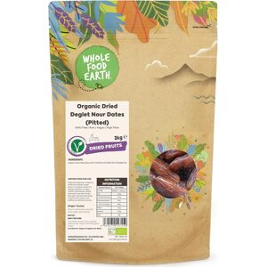 Wholefood Earth Organic Dried Deglet Nour Dates (Pitted) – 2 Kg Gmo Free Wholefood Earth Organic Dried Deglet Nour Dates (Pitted) – 2 Kg Gmo Free