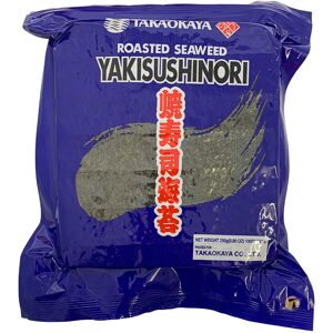 Takaokaya Kofuku Roasted Seaweed Sheets - Yaki Sushi Nori - 100 Sheets (250g) Takaokaya Kofuku Roasted Seaweed Sheets - Yaki Sushi Nori - 100 Sheets (250g)