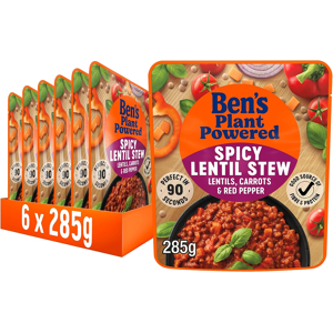 Does Not Apply Ben’s Original Plant Powered Spicy Lentil Stew, Bulk Multipack 6 X 285 G Pouches Does Not Apply Ben’s Original Plant Powered Spicy Lentil Stew, Bulk Multipack 6 X 285 G Pouches