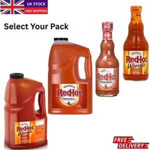 Franks Frank'S Redhot Buffalo Wings Sauce & Cayenne Pepper Hot Chilli For Chicken Wings Franks Frank'S Redhot Buffalo Wings Sauce & Cayenne Pepper Hot Chilli For Chicken Wings