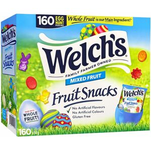 Welch'S Fruit Snacks Easter Mixed Real Fruit Bags Pouches 160x14g Pack 2.24kg Welch'S Fruit Snacks Easter Mixed Real Fruit Bags Pouches 160x14g Pack 2.24kg