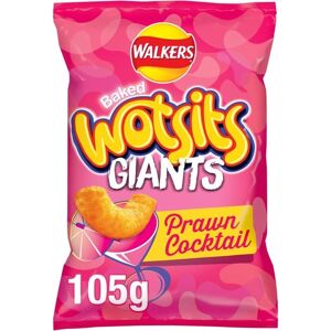 9 X Walkers Wotsits Giants Prawn Cocktail Snacks Crisps 105g 9 X Walkers Wotsits Giants Prawn Cocktail Snacks Crisps 105g