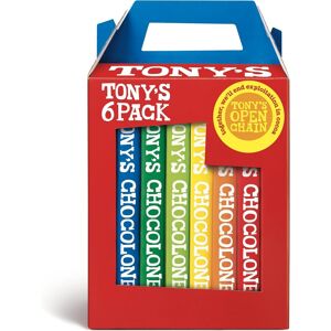 Tony'S Chocolonely Rainbow Classic Pack - 6 X 180g Chocolate Bars, Selection Pa Tony'S Chocolonely Rainbow Classic Pack - 6 X 180g Chocolate Bars, Selection Pa