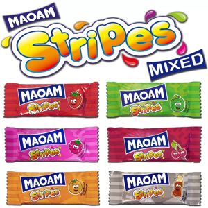 1 Bag Of 250 Haribo Maoam Stripes Mixed Flavours Chew Sweets 1 Bag Of 250 Haribo Maoam Stripes Mixed Flavours Chew Sweets
