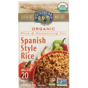 Organic Rice And Seasoning Mix Spanish Style Rice 5.5 Oz(Case Of 6) By Lundberg Organic Rice And Seasoning Mix Spanish Style Rice 5.5 Oz(Case Of 6) By Lundberg