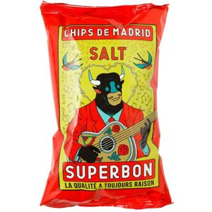 Superbon Chips Salt 14x125g Crispy Potato Snacks Superbon Chips Salt 14x125g Crispy Potato Snacks