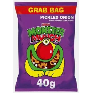 Walkers Monster Munch Pickled Onion Grab Bag - 30 X 40g Walkers Monster Munch Pickled Onion Grab Bag - 30 X 40g