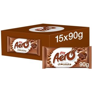 Aero Milk Chocolate Sharing Bar 90g - 15 X 90g Bars Aero Milk Chocolate Sharing Bar 90g - 15 X 90g Bars