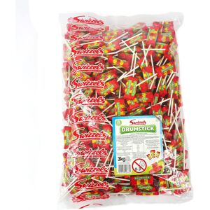 Swizzels Original Drumstick Lollies, Milk & Raspberry Flavour Sweets - 3kg Bulk Swizzels Original Drumstick Lollies, Milk & Raspberry Flavour Sweets - 3kg Bulk
