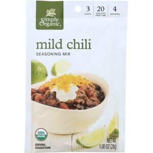 Mix Chili Mild Org 1 Oz(Case Of 12) By Simply Organic Mix Chili Mild Org 1 Oz(Case Of 12) By Simply Organic