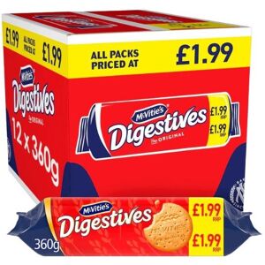 Mcvitie'S Digestives The Original Biscuits (12 X 360g) Mcvitie'S Digestives The Original Biscuits (12 X 360g)