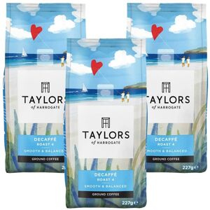 Taylors Of Harrogate Decaffé Ground Coffee, 227g Pack Of 3 Taylors Of Harrogate Decaffé Ground Coffee, 227g Pack Of 3
