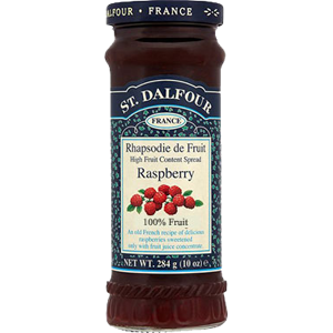 St Dalfour Raspberry Fruit Spread 284g-8 Pack St Dalfour Raspberry Fruit Spread 284g-8 Pack