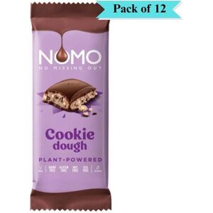 Nomo Free From Cookie Dough Chocolate Bar - Pack Of 12 (120g Each) Nomo Free From Cookie Dough Chocolate Bar - Pack Of 12 (120g Each)