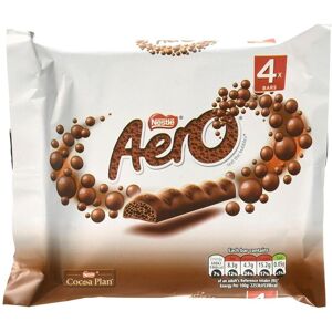 Nestle Aero Bubble Bar Milk Chocolate 108g (14 Packs Of 4, Total 56) Nestle Aero Bubble Bar Milk Chocolate 108g (14 Packs Of 4, Total 56)