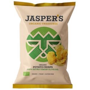 Jaspers Organic Treasures Crisps 100% Extra Virgin Olive Oil 100g - 12 Pack Jaspers Organic Treasures Crisps 100% Extra Virgin Olive Oil 100g - 12 Pack