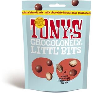 Tonys Chocolonely Little Bits Milk Choc Biscuit 100g - 8 Pack Tonys Chocolonely Little Bits Milk Choc Biscuit 100g - 8 Pack