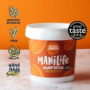 Manilife Manilife Deep Roast Smooth Single Estate Peanut Butter 1kg-2 Pack Manilife Manilife Deep Roast Smooth Single Estate Peanut Butter 1kg-2 Pack