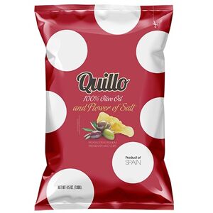 Quillo Fleur De Sel Potato Chips 1 X 8 X 130g Quillo Fleur De Sel Potato Chips 1 X 8 X 130g