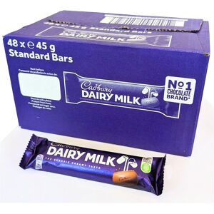 Cadbury Dairy Milk Standard Bars 45g (Pack Of 48) Cadbury Dairy Milk Standard Bars 45g (Pack Of 48)