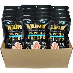 Wolfpack - High Protein Crisps - Salt & Vinegar - Box Of 12 X 35 G Packs Wolfpack - High Protein Crisps - Salt & Vinegar - Box Of 12 X 35 G Packs