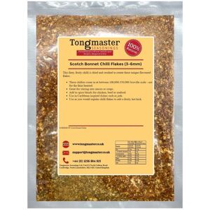 Tongmaster Scotch Bonnet Chilli Flakes - 500g Tongmaster Scotch Bonnet Chilli Flakes - 500g