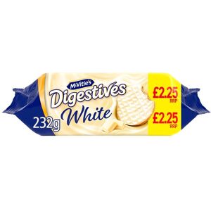 Mcvitie'S White Digestive Biscuits 232g (Pack Of 12) Mcvitie'S White Digestive Biscuits 232g (Pack Of 12)