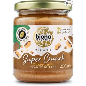 Biona Biona Hi Oleic Super Crunch Peanut Butter Organic 250g -6 Pack Biona Biona Hi Oleic Super Crunch Peanut Butter Organic 250g -6 Pack