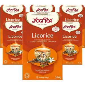 Yogi Tea, Liquorice, Organic Spice And Herbal Tea, Caffeine Free, Blend Of Liqu Yogi Tea, Liquorice, Organic Spice And Herbal Tea, Caffeine Free, Blend Of Liqu