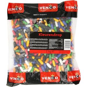 Venco Dutch Small Torpedoes Coloured Kleurendrop Liquorice 1 Kg Venco Dutch Small Torpedoes Coloured Kleurendrop Liquorice 1 Kg
