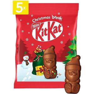 Kitkat Kit Kat Santa Milk Chocolate Sharing Bag 55g (Pack Of 10) - Perfect For Xmas Kitkat Kit Kat Santa Milk Chocolate Sharing Bag 55g (Pack Of 10) - Perfect For Xmas