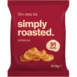 Simply Roasted Low Fat Crisps - Barbecue 1 X 24 X 21.5g Simply Roasted Low Fat Crisps - Barbecue 1 X 24 X 21.5g