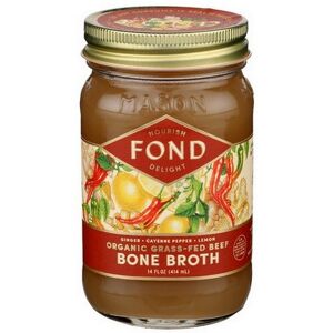 Beef Bone Broth Ginger Cayenne 14 Oz (Case Of 4) Beef Bone Broth Ginger Cayenne 14 Oz (Case Of 4)