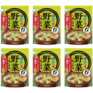 Japanese Freeze Dried Vegetables Miso Soup Prepared Instant Food Marukome 54g Japanese Freeze Dried Vegetables Miso Soup Prepared Instant Food Marukome 54g
