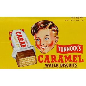 Tunnock'S Milk Chocolate Coated Caramel Wafer Biscuits 30 G (Pack Of 48) Tunnock'S Milk Chocolate Coated Caramel Wafer Biscuits 30 G (Pack Of 48)