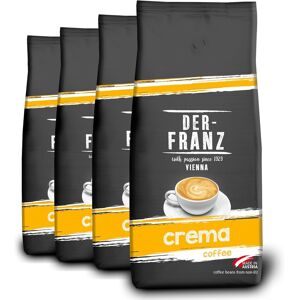 Der-Franz Crema Coffee, Whole Bean, 4 X 1000 G Der-Franz Crema Coffee, Whole Bean, 4 X 1000 G