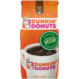 Dunkin' Donuts Dunkin Donuts Dunkin Decaf Medium Roast Decaffeinated Ground Coffee 340g Dunkin' Donuts Dunkin Donuts Dunkin Decaf Medium Roast Decaffeinated Ground Coffee 340g