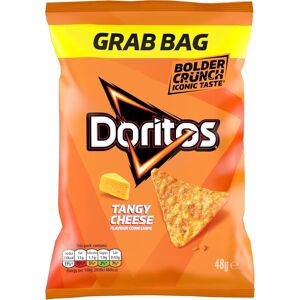 Doritos Tangy Cheese Tortilla Chips Grab Bag Crisps 48g (Case Of 24) Doritos Tangy Cheese Tortilla Chips Grab Bag Crisps 48g (Case Of 24)