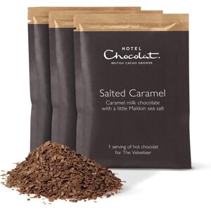 Hotel Chocolat Salted Caramel Hot Chocolate Sachets - Luxury Chocolate Flakes - Hotel Chocolat Salted Caramel Hot Chocolate Sachets - Luxury Chocolate Flakes -