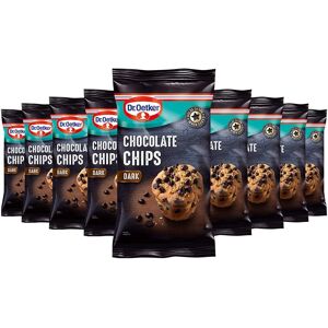 Dr. Oetker Dark Chocolate Chips, 900g, Pack Of 9 X 100g Dr. Oetker Dark Chocolate Chips, 900g, Pack Of 9 X 100g