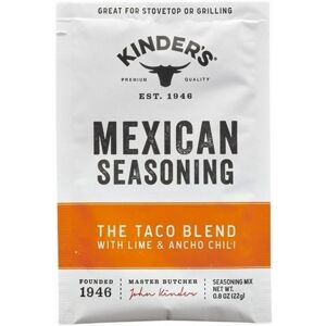 Kinders Mexican Seasoning Taco Blend 0.8 Oz (Case Of 15) Kinders Mexican Seasoning Taco Blend 0.8 Oz (Case Of 15)
