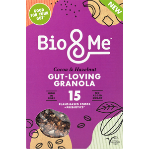 Bio&me Cocoa & Hazelnut Granola 360g X 6 Pack Bio&me Cocoa & Hazelnut Granola 360g X 6 Pack
