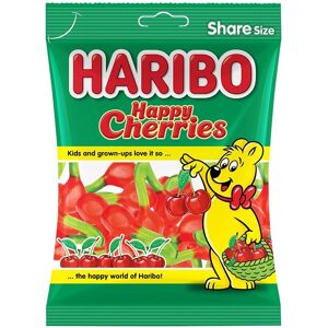 Haribo Happy Cherries Halal Chewy Jelly Sweets Full Box 30 X 100g Treat Bags Haribo Happy Cherries Halal Chewy Jelly Sweets Full Box 30 X 100g Treat Bags
