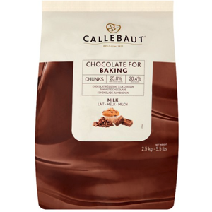 Callebaut Milk Chocolate Baking Chunks 2.5kg Callebaut Milk Chocolate Baking Chunks 2.5kg